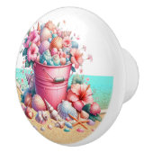 Knöpfe für die Muschel am Strand - SRF Keramikknauf (Rechts)