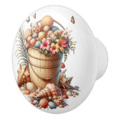 Knöpfe für die Muschel am Strand - SRF Keramikknauf (Rechts)