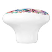 Knöpfe für die Muschel am Strand - SRF Keramikknauf (Seitenansicht)