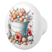 Knöpfe für die Muschel am Strand - SRF Keramikknauf (Rechts)