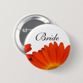 Knöpfe für die orangefarbene Blume Button (Vorne & Hinten)