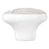 Knöpfe für Muschel am Strand Keramikknauf (Seitenansicht)