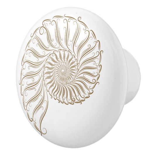 Knöpfe für Muschel am Strand Keramikknauf (Rechts)