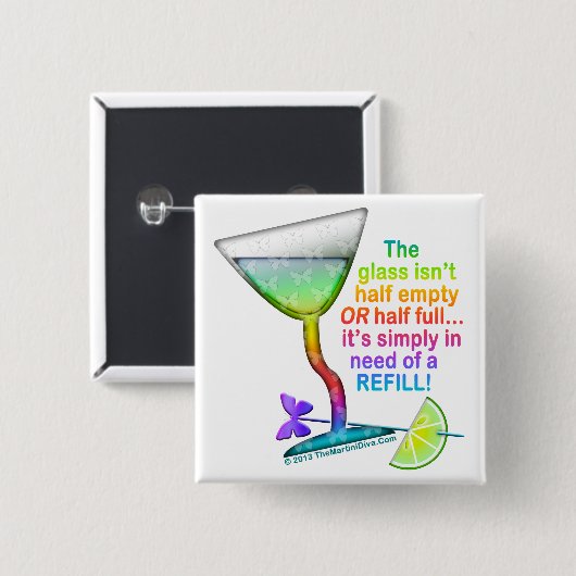 KNÖPFE - GLAS HALB VOLL BUTTON (Vorne & Hinten)