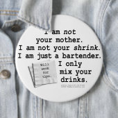 Knöpfe - ich bin EIN BARKEEPER Button (Beispiel)
