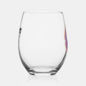 Knöpfe in einem Donut Weinglas Ohne Stiel (Rechts)