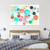 Knöpfe! Leinwanddruck (Insitu (Schlafzimmer))