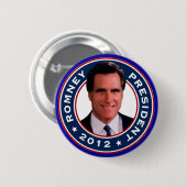 Knöpfe Mitt Romney-Präsidentschaftswahl-2012 Button (Vorne & Hinten)