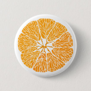 Knöpfe - Orange Sie froh… Button