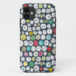 Knöpfe und Bienenschiefer Case-Mate iPhone Hülle
