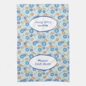 Knöpfe und Nähnadeln Personalisiert Küchentuch (Vertikal)