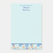 Knöpfe und Nähnadeln Personalisiert Post-it Klebezettel (Vorderseite)