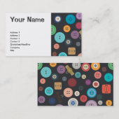 Knöpfe Visitenkarte (Vorne/Hinten)