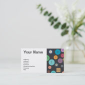 Knöpfe Visitenkarte (Stehend Vorderseite)