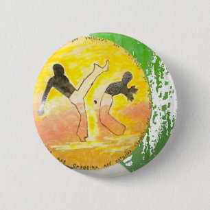 knöpfen Sie Button capoeira Kriegskunstaxt