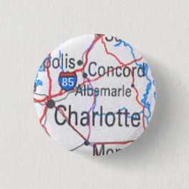 Knöpfen Sie mit Karte von Charlotte/von Button