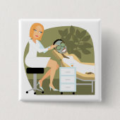 KnopfEsthetician Button (Vorderseite)