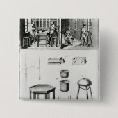 Knopfhersteller u. Spitzehersteller Button (Vorderseite)