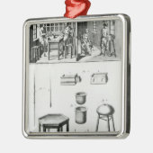 Knopfhersteller u. Spitzehersteller Ornament Aus Metall (Links)