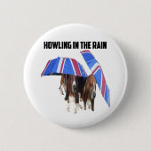 Knopfheulen im Regen Button (Vorderseite)