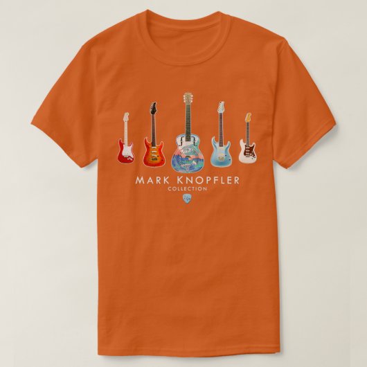Knopfler Gitarrenkollektion T-Shirt (Design vorne)