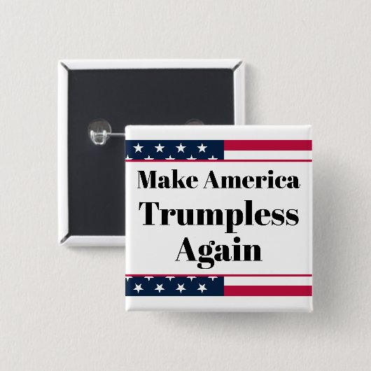 Knopflos Trump Button (Vorne & Hinten)