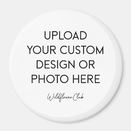 Knopfmagnet 3" groß rund magnet (Vorne)