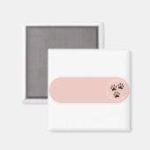 Knopfpfäge Runded Blank Rectangle Transparent Magnet (Vorderseite/Rückseite)