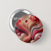 Knopfpin mit abstrakter Kunst Button (Vorne & Hinten)