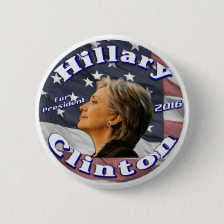 Knopfpräsident 2016 Hillary Clinton Button