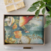 Knopfräume und Schmetterlinge Seidenpapier (Geschenk)