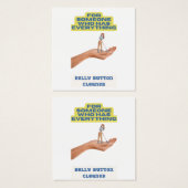 Knopfreiniger, Witz Geschenk, Geschenk für ihn, (Vorne & Hinten)