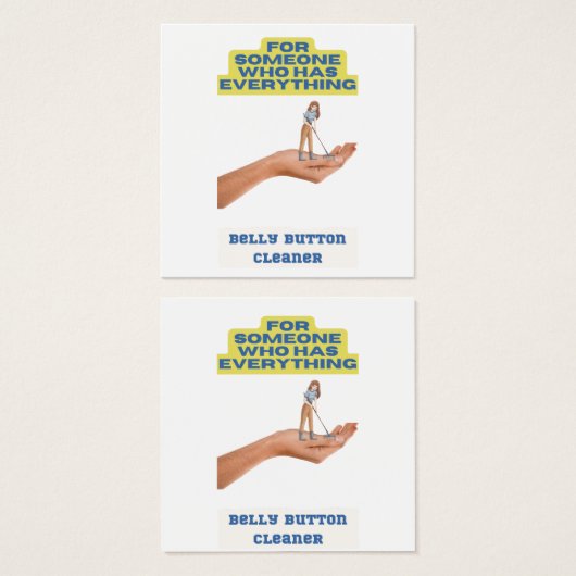 Knopfreiniger, Witz Geschenk, Geschenk für ihn, (Vorne & Hinten)