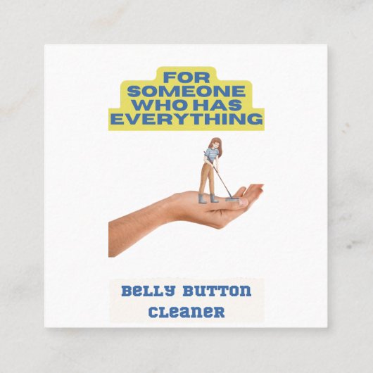 Knopfreiniger, Witz Geschenk, Geschenk für ihn, Treuekarte (Rückseite)