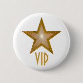 Knopfweiß "des Gold" Sternes "VIP" Button (Vorderseite)