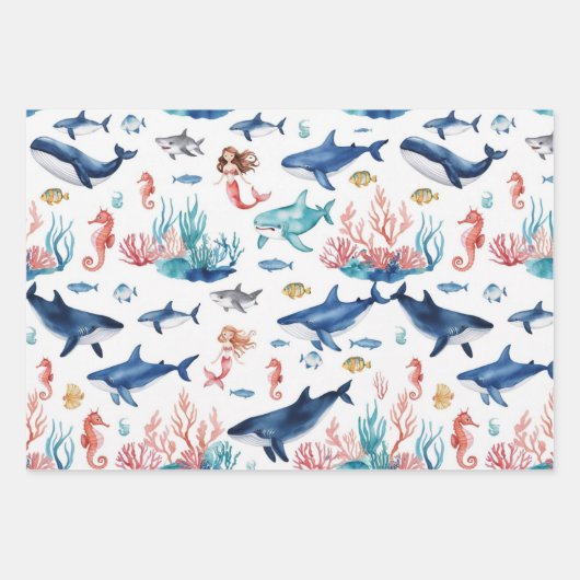 Knorpelhai Geschenkpapier Set (Vorderseite 3)