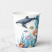 Knorpelhai Pappbecher (Rückseite)