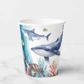 Knorpelhai Pappbecher (Vorderseite)