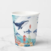 Knorpelhai Pappbecher (Vorderseite)