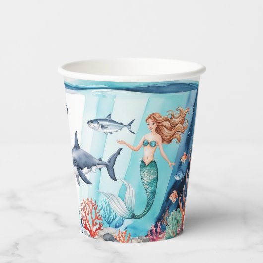 Knorpelhai Pappbecher (Rückseite)