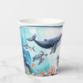 Knorpelhai Pappbecher (Vorderseite)