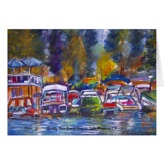 Knorrige Kiefern-Erholungsort-Jachthafen… (Vorderseite (Horizontal))