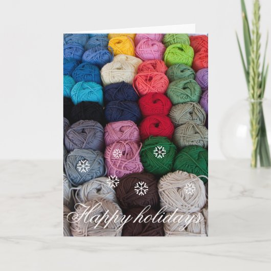 Knospen Feiertagskarte (Vorderseite)