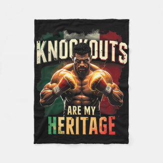 Knospen sind mein Heritage Mexican Boxing Power Fleecedecke
