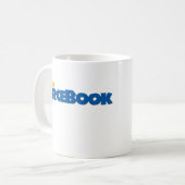 Knospen-Spaltungs-myFarcebook.com-Klempner Kaffeetasse (Vorderseite Links)