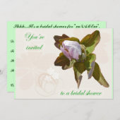 Knospenanemonen-Brautparty-Einladung Einladung (Vorne/Hinten)