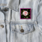 Knospende rosa Rosen-Knospen Button (Beispiel)