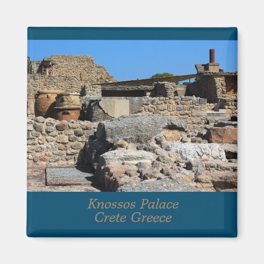 Knossos Palace, Kreta Griechenland Magnet (Vorne)