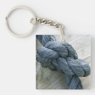 Knot Acryl einseitiger Schlüsselanhänger