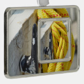 Knot Another von Kenneth Yoncich Rahmen-Ornament Silber (Rechts)
